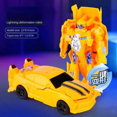 One-Step Transformation Toy Robot Car: Action Figure Model