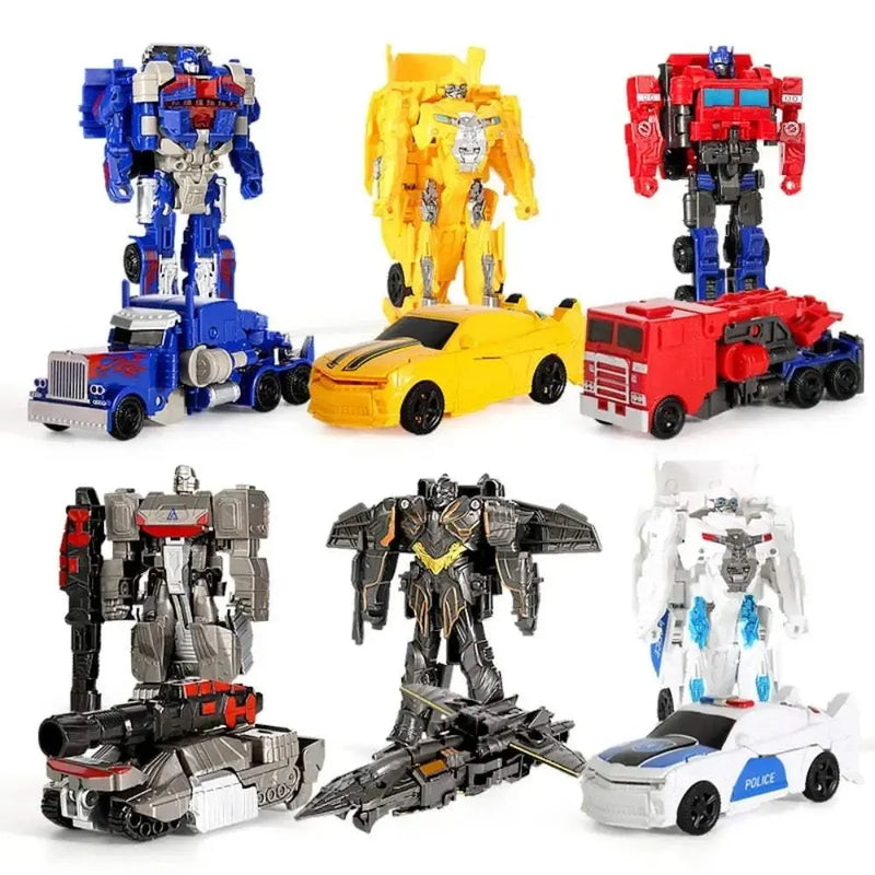 One-Step Transformation Toy Robot Car: Action Figure Model