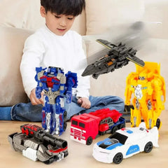 One-Step Transformation Toy Robot Car: Action Figure Model