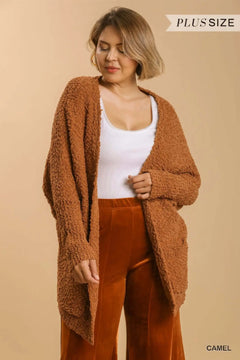 Open Front Oversized Cardigan Sweater With Pockets Bargain Buzz