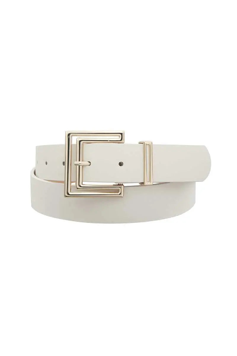 Outline Cutout Square Buckle Belt ccwholesaleclothing