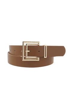 Outline Cutout Square Buckle Belt ccwholesaleclothing