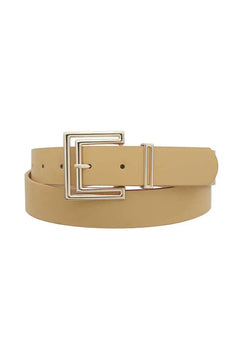 Outline Cutout Square Buckle Belt ccwholesaleclothing