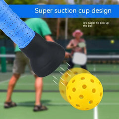 Pickleball Racket Ball Picker with Suction Cup – Silicone Ball Retriever for Easy Pick-Up Bargain Buzz