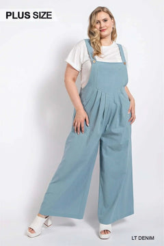 Pintuck detail overall with side pockets Bargain Buzz