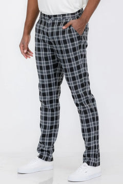 Plaid Trouser Pants ccwholesaleclothing