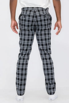 Plaid Trouser Pants ccwholesaleclothing