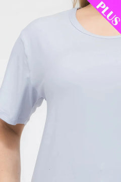 Plus Size Basic Short Sleeve T-shirt Bargain Buzz