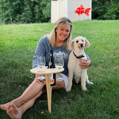 Portable Wine Table For Outdoor Picnics Bargain Buzz