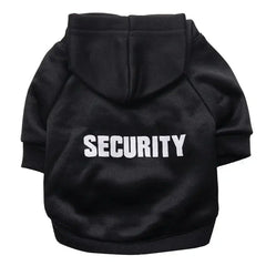 Security Dog Clothes Small Dog Hoodie Coat Bargain Buzz