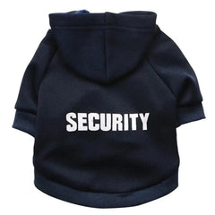 Security Dog Clothes Small Dog Hoodie Coat Bargain Buzz