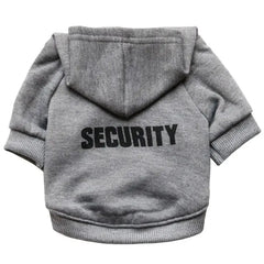 Security Dog Clothes Small Dog Hoodie Coat Bargain Buzz