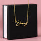 Say It with Style: The Signature Name Necklace That Will Become Their 