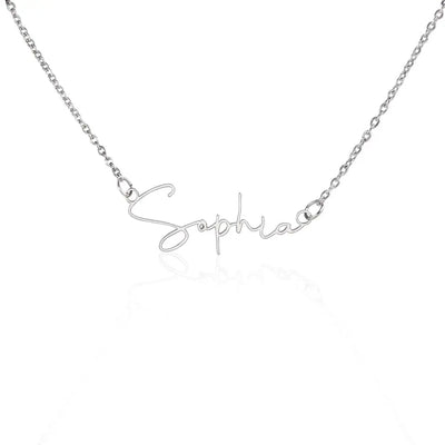 Say It with Style: The Signature Name Necklace That Will Become Their 