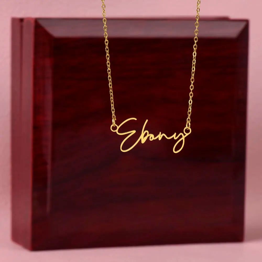 Say It with Style: The Signature Name Necklace That Will Become Their 