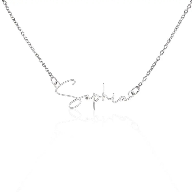 Say It with Style: The Signature Name Necklace That Will Become Their 