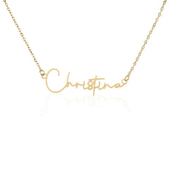 Say It with Style: The Signature Name Necklace That Will Become Their 