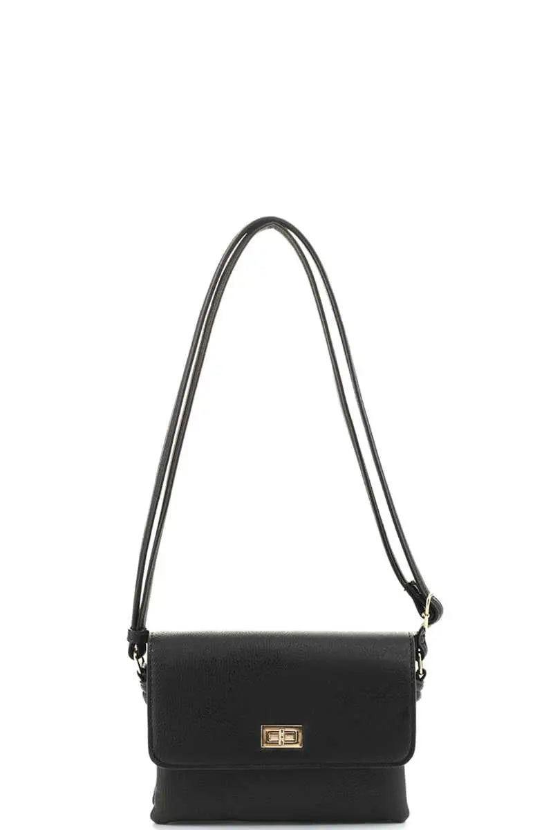 Smooth Colored Crossbody Bag ccwholesaleclothing