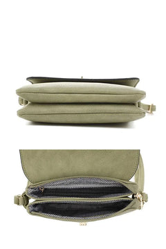 Smooth Colored Crossbody Bag ccwholesaleclothing