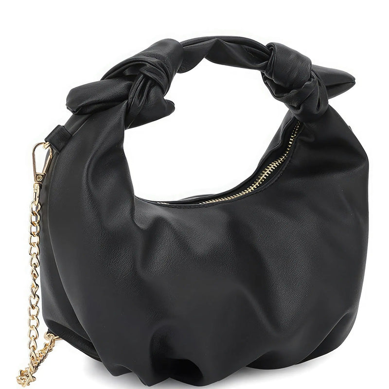 Smooth Round Handle Zipper Bag ccwholesaleclothing