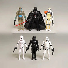 Star Wars Action Figures Collectible Darth Vader Imperial Stormtrooper Joints Movable Model Ornament Cute Kids Toys Accessories