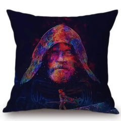 Cartoon Star Wars Colorful White Trooper Linen Sofa Throw Pillowcase Home Decor Cushion Cover 45X45Cm Fundas De Cojin