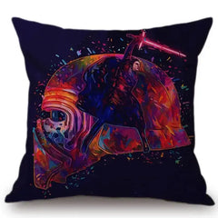 Cartoon Star Wars Colorful White Trooper Linen Sofa Throw Pillowcase Home Decor Cushion Cover 45X45Cm Fundas De Cojin