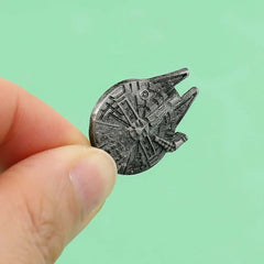 Star Wars Ring Millennium Falcon Metal Alloy Pendant Earrings 