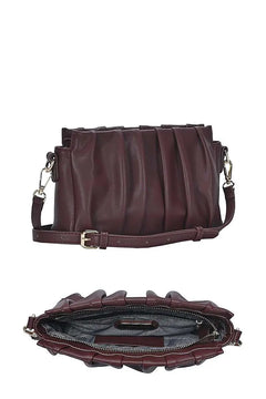 Stylish Smooth Wrinkled Crossbody Bag ccwholesaleclothing