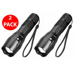 Super-Bright 90000LM LED Tactical Flashlight 5 Modes Zoomable Torch Searchlight Bargain Buzz