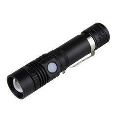 Super Bright 90000LM LED Tactical Flashlight Zoomable With Rechargeable Battery Bargain Buzz