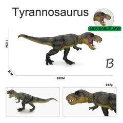 Jumbo Dinosaur Set -Realistic Looking Dinosaur Figures with Play Mat for Dinosaur Lovers-