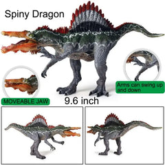 Jumbo Dinosaur Set -Realistic Looking Dinosaur Figures with Play Mat for Dinosaur Lovers-