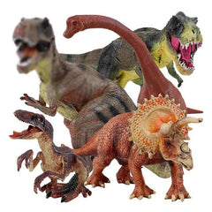 Jumbo Dinosaur Set -Realistic Looking Dinosaur Figures with Play Mat for Dinosaur Lovers-