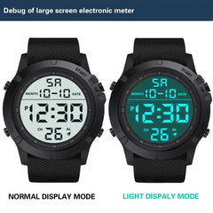 Waterproof Digital Sports Watch Military Tactical LED Backlight Wristwatch Men Bargain Buzz