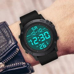 Waterproof Digital Sports Watch Military Tactical LED Backlight Wristwatch Men Bargain Buzz