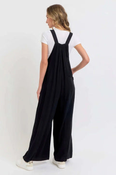 Adjustable Strap Overall Wide Leg Jumpsuit Bargain Buzz