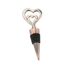 Zinc Alloy Wine Stopper Crystal Wine Champagne Bottle Stopper Vacuum Sealed Wedding Heart Gift Wine Pourer Stopper Dropshipping Bargain Buzz