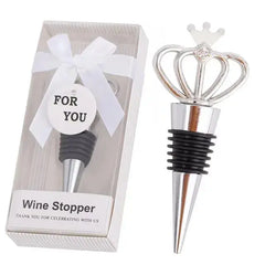 Zinc Alloy Wine Stopper Crystal Wine Champagne Bottle Stopper Vacuum Sealed Wedding Heart Gift Wine Pourer Stopper Dropshipping Bargain Buzz